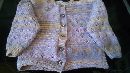 Sampler Cardigan for Rose