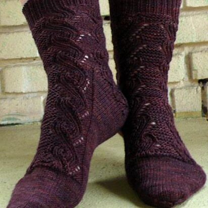 Woodsmoke Sock - knitting pattern