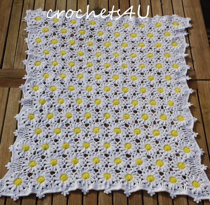 Flower afghan