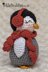 Plush Penguin with knees - Crochet Pattern