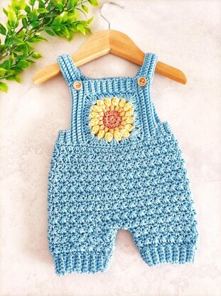 Sunflower Overalls and Dress