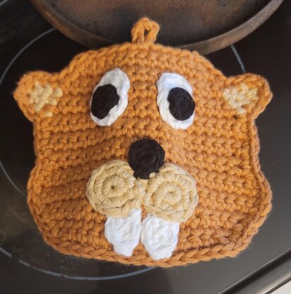 Beaver Potholder