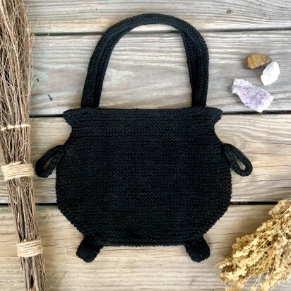 Cauldron Purse Knit Pattern - knitting pattern