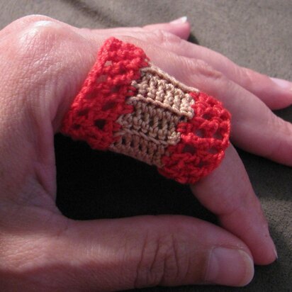The Original Crocheter's Finger Saver Wrap