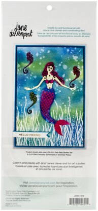Spellbinders Clear Stamp & Die Set By Jane Davenport - Mermaid Paper Doll