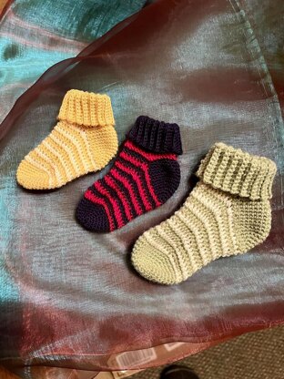 Spiral Baby Socks