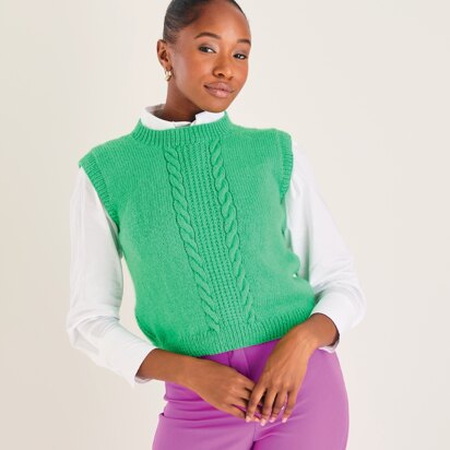 Vest in Hayfield Bonus DK - 10597 - Downloadable PDF - knitting pattern