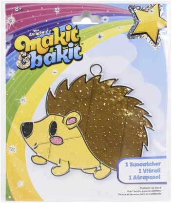 American Crafts Makit & Bakit Suncatcher Kit - Hedgehog