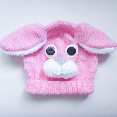 Bunny Rabbit Animal Baby Beanie