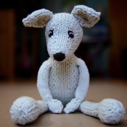 Gustave the dog - knitting pattern