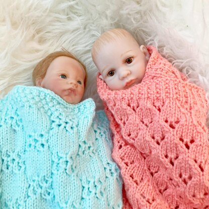 Dolls Blanket Knitting Pattern #694