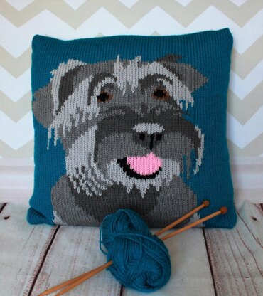 Miniature Schnauzer Cushion Cover