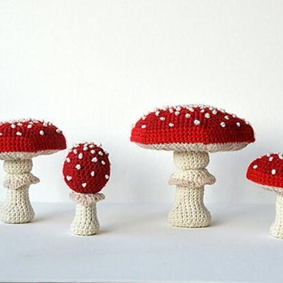 Fly Agaric Amigurumi Crochet Pattern