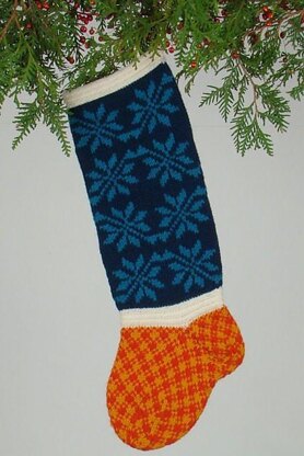 Poinsettia Christmas Stocking