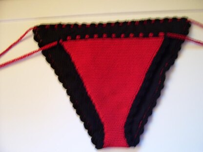 The Little Red Bikini crochet pattern