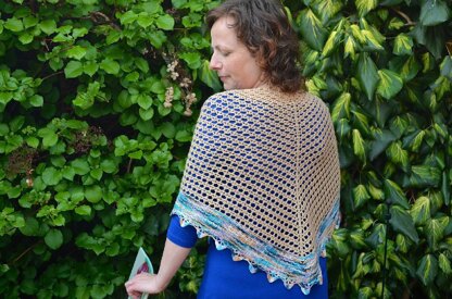 Tender sandstorm shawl