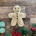 Gingerbread Man Crochet Stuffy Ornament / Garland￼