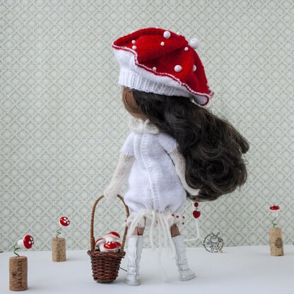 Fly Agarics outfit for Blythe