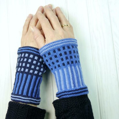 Cuffs / Pulswärmer UWE - knitting pattern