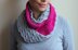 Double face infinity loop scarf