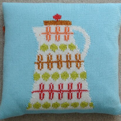 Coffee Pot Cushion Cover