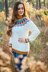 Traveler Fair Isle Crochet Sweater