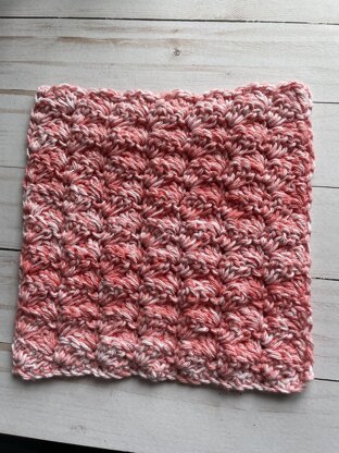 Coral Splash Dishcloth