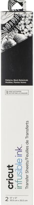 Cricut Infusible Ink Transfer Sheet 12"X12" 2/Pkg - Black Botanicals