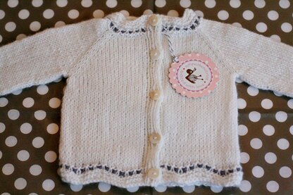 Petit Nuage (Cashmere Cardigan and Baby Beanie)