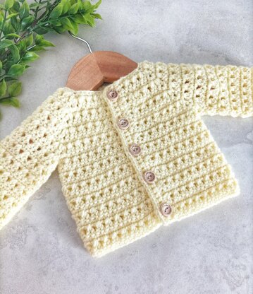 Criss Cross Baby Cardigan