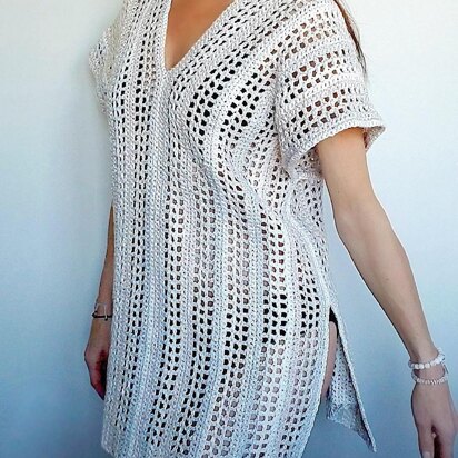 V Neck Caftan Cover Up