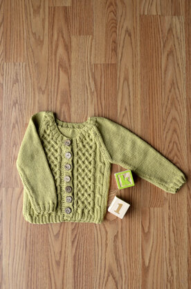 Picket Cardigan in Universal Yarn Little Bird - Downloadable PDF