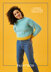 Ombre Textured Sweater - Free Knitting Pattern For Women in Paintbox Yarns Simply Super Chunky