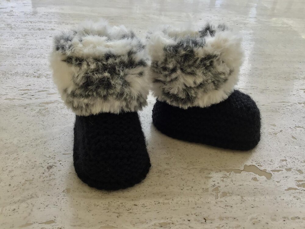 Baby faux outlet fur boots