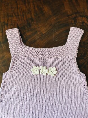 Flower pinafore dress