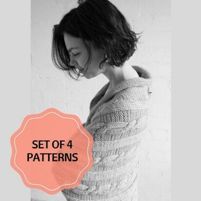 Set of 4 Cardigans Patterns