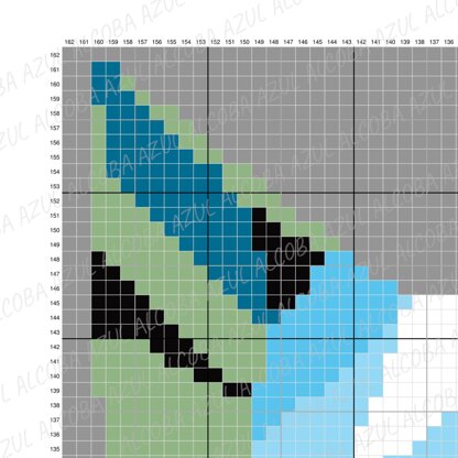 Geometric Dog Face Blanket C2C Crochet Pattern Crystal Boxer Graph