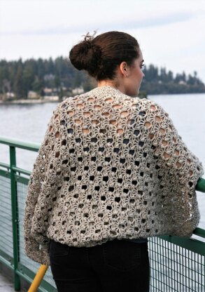 Tweedy Origami Cardi