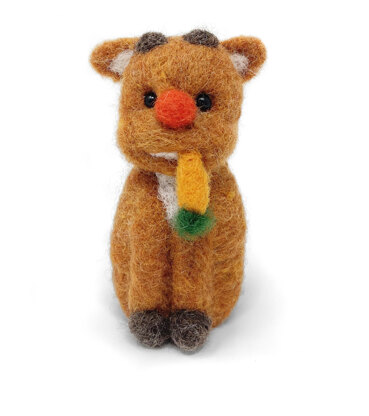 The Crafty Kit Company Baby Rudolph Needle Felting Kit - 43x29x48