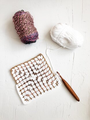 Prism Block Stitch Blanket.