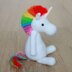 Rainbow Unicorn Crochet Amigurumi Pattern