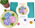 Oh Sew Bootiful Hydrangea Embroidery Kit - 6in