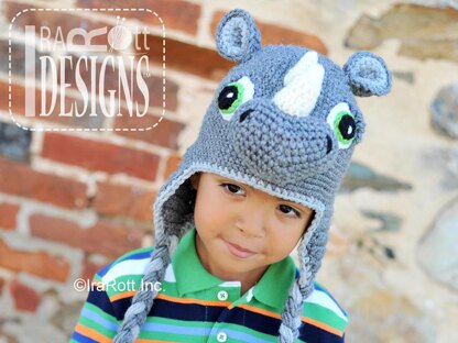 Riley Rhino the Rhinoceros Hat