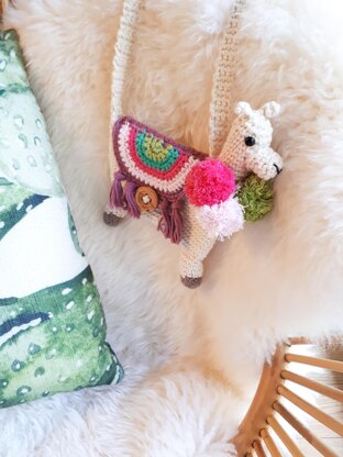 Llama purse