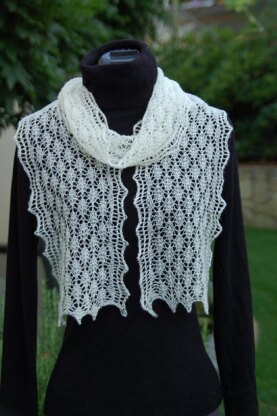 The Ulladulla Easy Lace Scarf