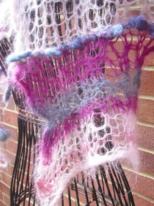 Lace & Felted Scarf