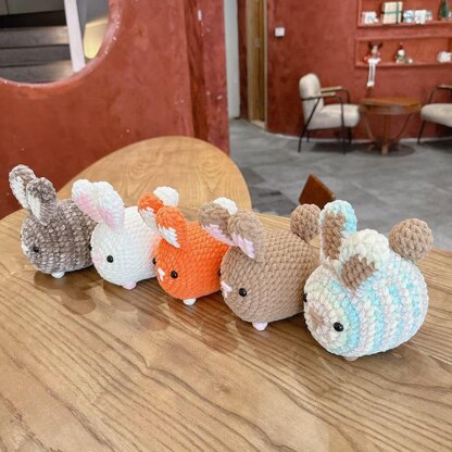No-sew Bunny Plushies