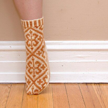 Brocade Socks