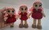 Red Rainbow Crochet Doll Pattern 3 Levels in 1
