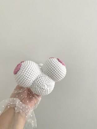 Cute Easter Bunny Penis funny crochet toy